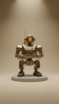 Industrial Punk Rover robot sculpture